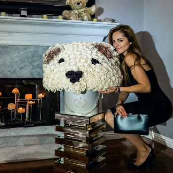 Мишка из роз - 251 шт.