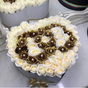 Розы "Обручальные кольца" - 101 шт. Розы "Обручальные кольца" - 101 шт.