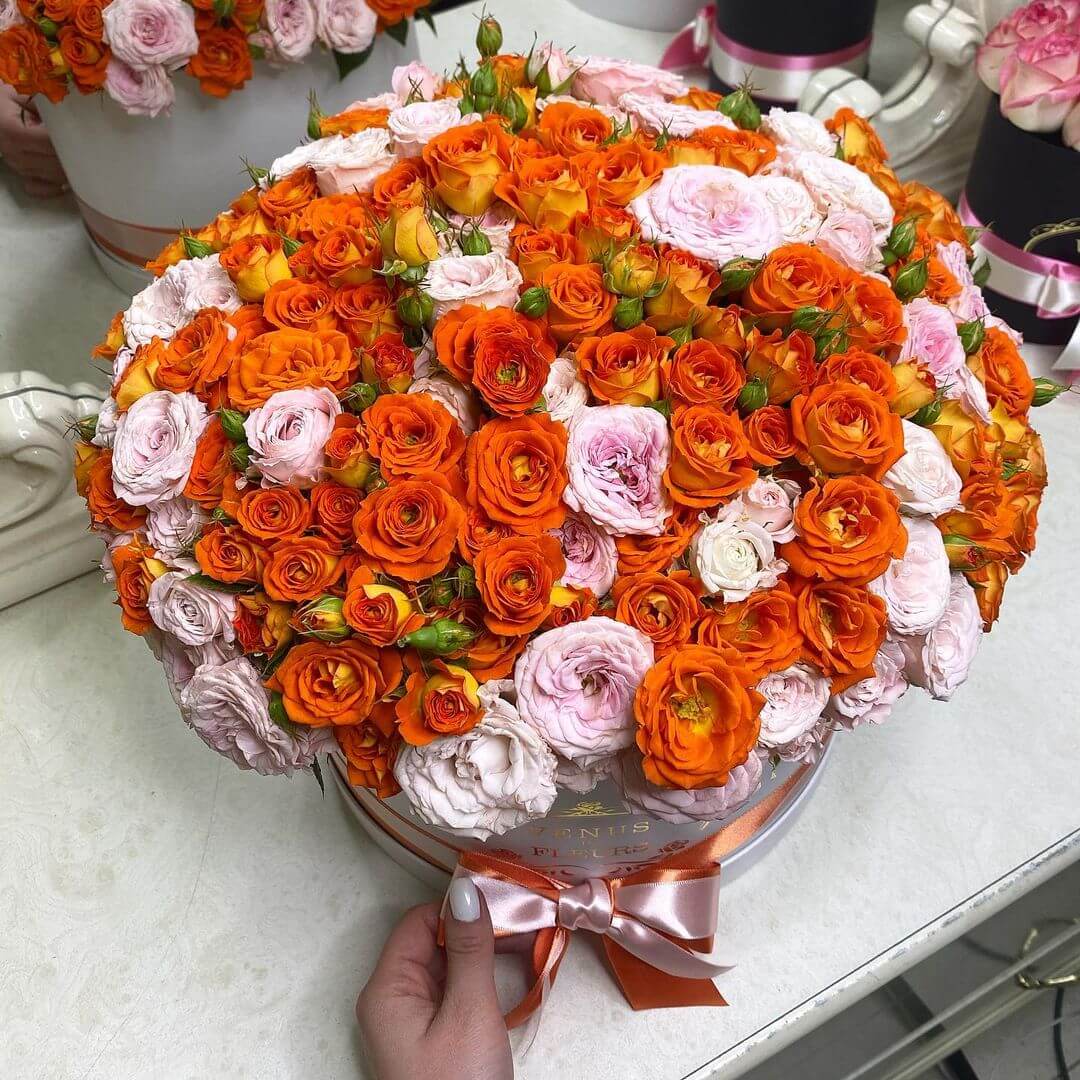 Микс из кустовых роз от 29 шт.