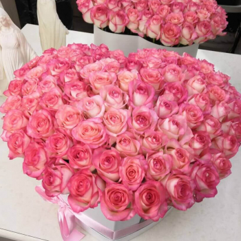 101 розовая роза - сердце 101 розовая роза - сердце