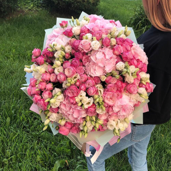 Микс с нежными цветами - 45 шт.