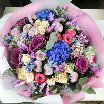 51 яркий микс в букете