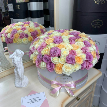 Нежный микс из роз (шар) - 151 шт. Нежный микс из роз (шар) - 151 шт.