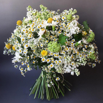 Ромашки с маттиолой - 55 шт. Ромашки с маттиолой - 55 шт.