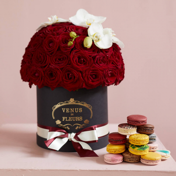 101 красная роза с орхидеями 101 красная роза с орхидеями