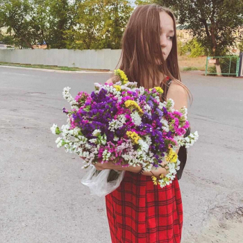 41 разноцветная статица в букете 41 разноцветная статица в букете