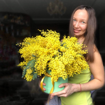 15 мимоз в коробке 15 мимоз в коробке