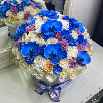 Букет "Голубая Лагуна" - 101 шт. Букет "Голубая Лагуна" - 101 шт.