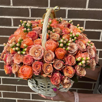 Кофейные пионовидные от 51 шт.