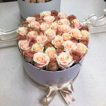 41 кофейная роза - микс