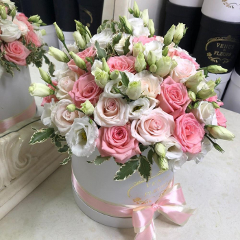 Нежный микс из роз - 51 шт.