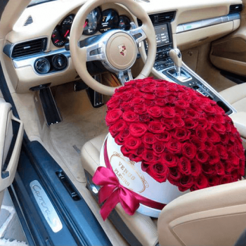 131 красная роза в коробке 131 красная роза в коробке