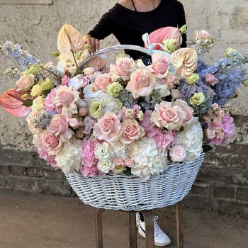 Микс цветов с антуриумом - 101 шт. Микс цветов с антуриумом - 101 шт.