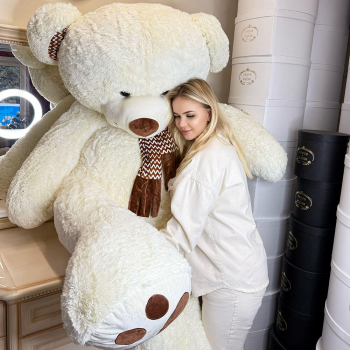 Мишка белый - 130 см. Мишка белый - 130 см.