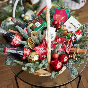 Новогодняя корзина для него - 19 шт. Новогодняя корзина для него - 19 шт.