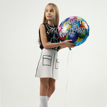 Шар круглый - С днем рождения