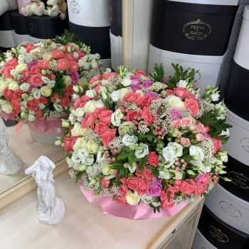 Розовый микс в коробке - 101 шт. Розовый микс в коробке - 101 шт.